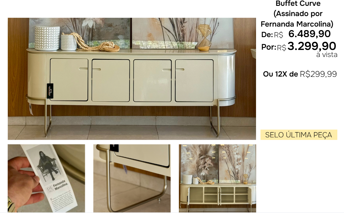 Buffet Curve (Assinado por Fernanda Marcolina)